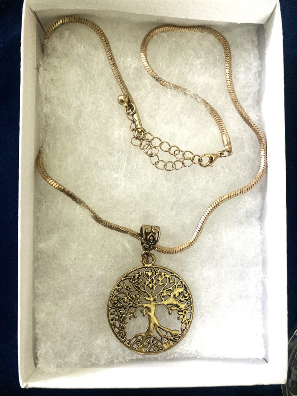 Tree of Life vintage necklace gold Color Necklace and Pendant